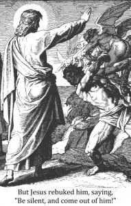 Jesus cast out demon