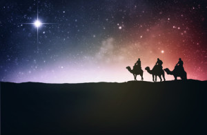 Three wise men and star