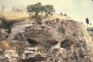 Skull on Mount of Olives