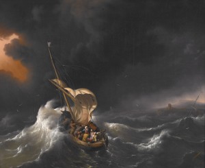 Christ calming the Storm at Sea